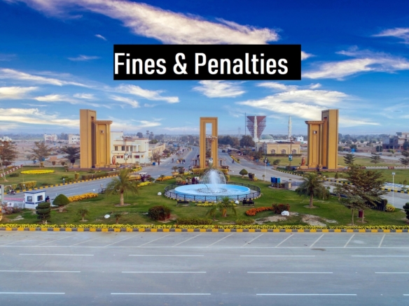 Fines & Penalties Royal Orchard Multan