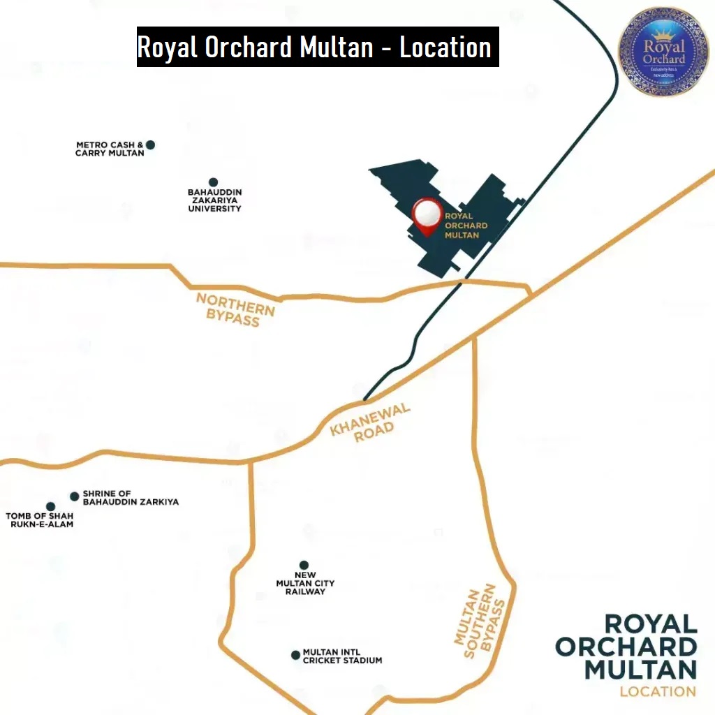 Royal Orchard Multan Location Royal Orchard Multan Location